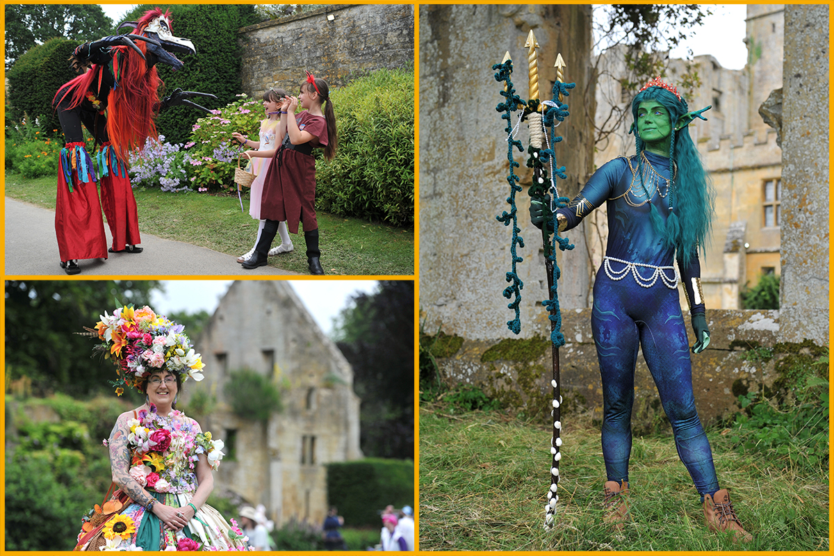 People in costume enjoying Fantasy Forest  Festival 2024